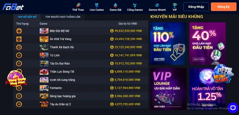 Banner quảng cáo các chương trình khuyến mãi bắn cá 5699bet
